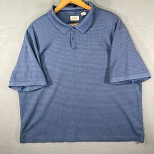 Hudson River Heritage Classics‎ XXL Blue Grid Polo Shirt Menswear